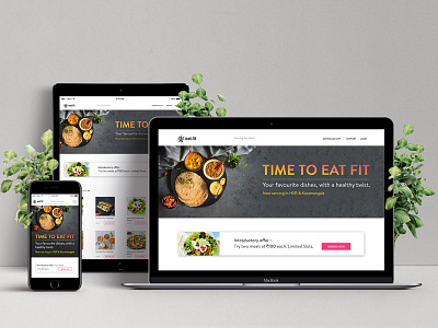 Eat fit Website banglore curefit eat eatfit healthy tasty website