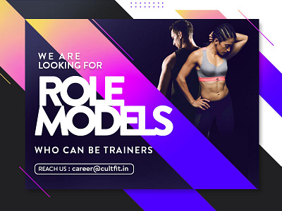 Cult Hiring cult curefit fitness hiring poster trainers
