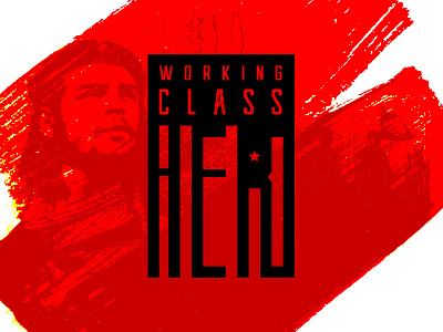 Working Class Hero communism hero left logo movie production