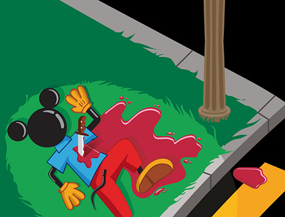 Topolino - Killed to Mickey branding graphic design logo