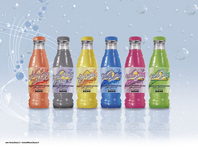Advertising Juice collections 3d branding graphic design logo