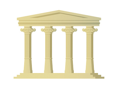 Four Pillars column pillar stone