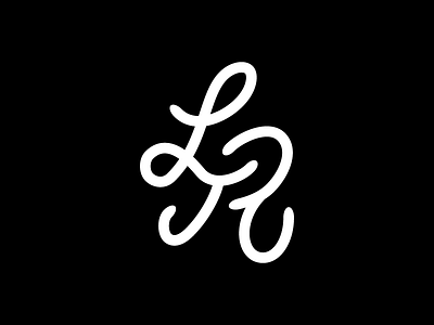 Lyndon Riggall monogram logo monogram writer