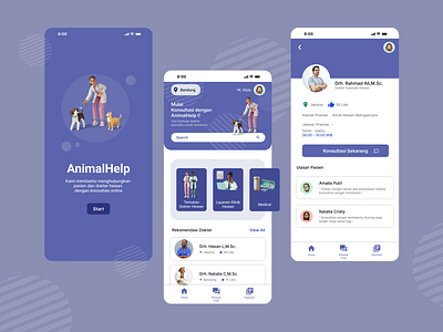 Animal Help animal animal help figma mobile apps uiux