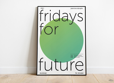 30 Days Poster Challenge | Fridays for Future climate climate change earth event fridays for future poster poster a day poster design type typogaphy