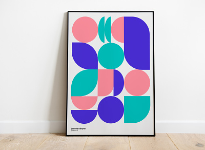 30 Days Poster Challenge | Shape Study II abstract design flat illustration poster poster a day poster challenge poster design shape