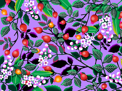 Floral pattern I affinitydesigner botanical digitalart digitalillustration floral flower flowers illustration pattern patternillustration vectorart vectorillustration