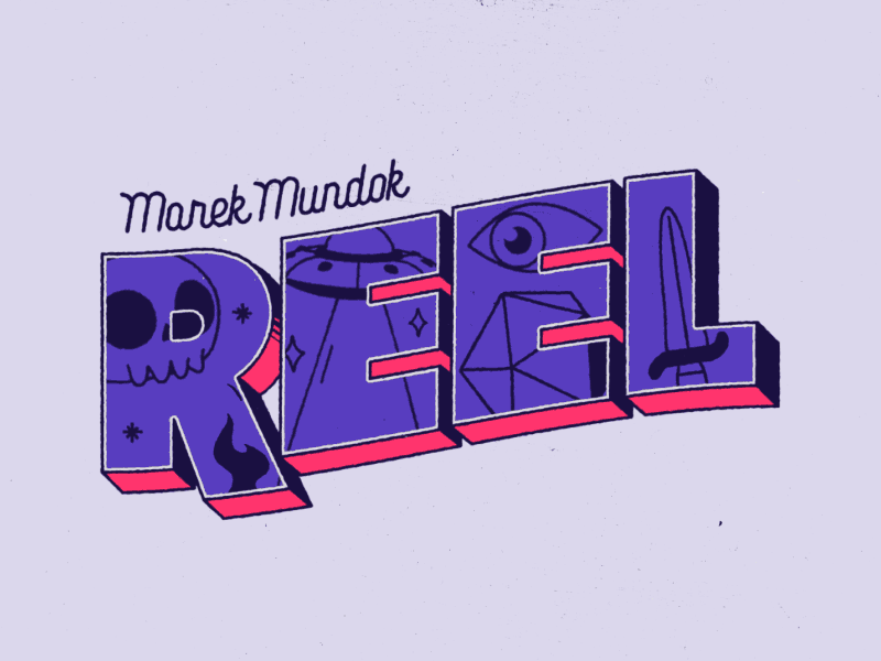 REEL animation gif motion graphics type typography