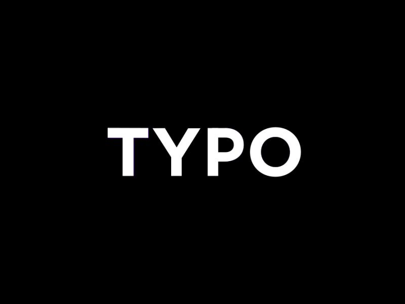 Typo Animation animation logo motion reaveal