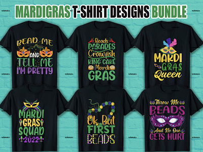 This is My Mardi Gras T-Shirt Designs Bundle. apparel clothingbrand design etsy graphic merch by amazon. moda print on demand