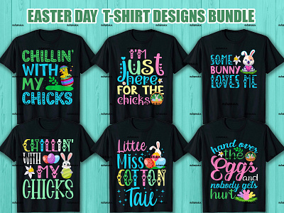 This is Easter Day T-Shirt Designs Bundle. apparel bunny clothingbrand design easter easterday easterdaytshirt graphic merch by amazon. moda pod rabbit vector graphic