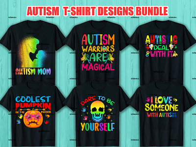 This is Autism T-Shirt Designs Bundle. apparel autism autism dad autism mom clothingbrand design etsy graphic hoodie illustration kaos merch by amazon. moda new autism t shirt ootd print on demand shirt t shirt trendy autism t shirt vector graphic
