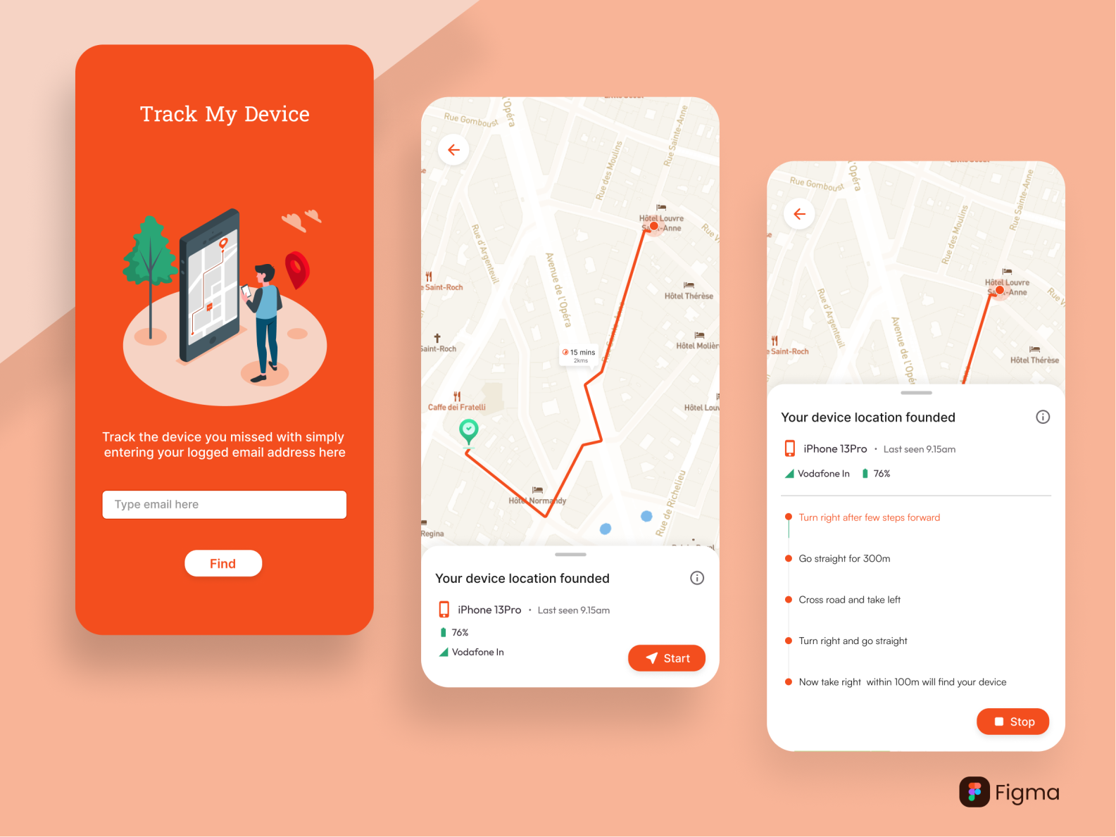 Location Tracker by Venkata Haritha on Dribbble