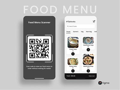 Food Menu dailyui dailyuichallenge design figma gratitude ui uxuidesigner