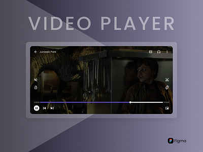 Video Player dailyui dailyuichallenge design designlife figma gratitude player ui uilove uxuidesigner video