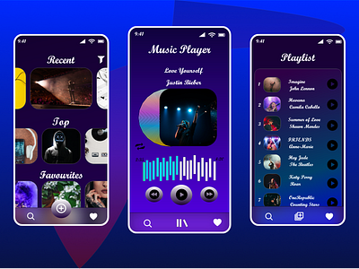 Music Player App design