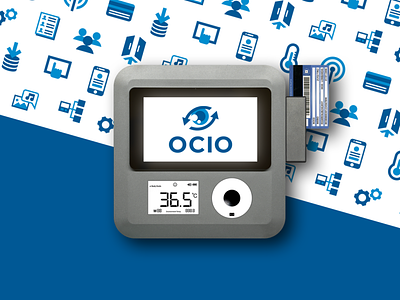 Ocio Logo design / Icons Set / Flyer / UI