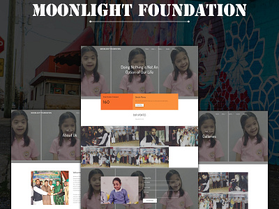 Moonlight Foundation design ui web design