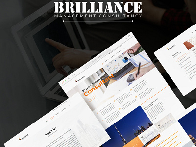 Brilliance Management Consultancy design ui web design