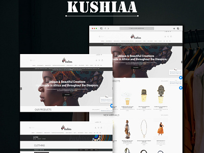 Kushiaa design ui web design