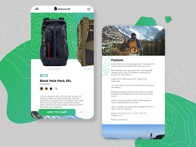Outdoors Ecommerce Page