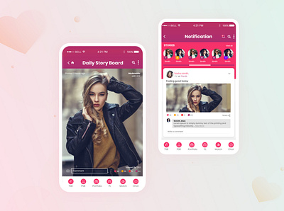 DATING MOBILE APP design ui ux