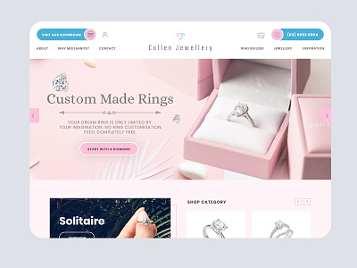 Jewellery Shop - Ui Design design jewellery shop ui user interface design ux website design