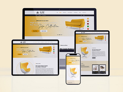 Al-Faiz Furniture Mart Web UI/UX Design