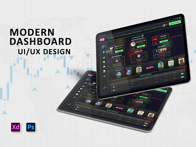 Modern dashboard UI/UX Design | NFT Market Place blockchain crypto dashboard graphic design nft nft market place nfts art trading ui ui ux user interface