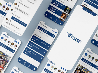 FAIZE MOBILE APPLICATION UI/UX DESIGN | PROTOTYPING | MOCKUP