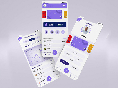 ZenCash app wallet | Account Analytics | Crypto App wallat | BTC app app design branding design finance ios ios mobile app minimal ui user interface uxui