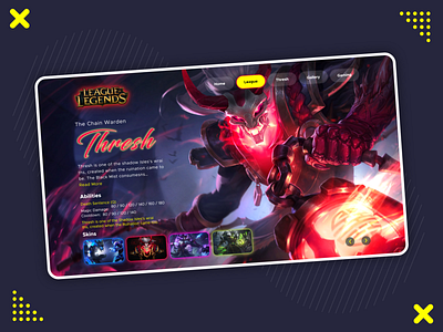 League of Legends Website Home Page Banner