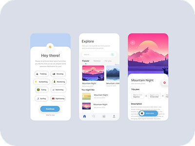 Travel App app apple branding design graphic design illustration logo travel app ui ui ux vector