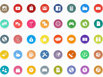 Material Design Icon Set daily design graphic design icon pack smart launcher themes ui user experience user interface ux