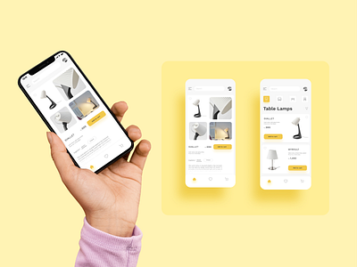 Furniture App app branding design graphic design illustration ui uiux