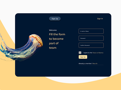 Sign Up - Daily UI