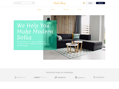 Sofa.Shop - Landing Page