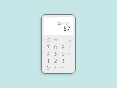 Daily Ui-Day#4 calculator challenge daily dailyui ui