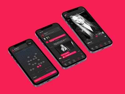 Dating App ae after effects animation application cinema dating design dribbble figma interface mobile motion movie ui ux