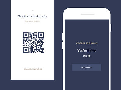 Shortlist Invitation invitation invite scan welcome