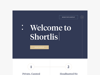 Landing page idea