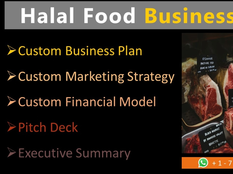 Halal Food Business Plan by Business Plan Writers on Dribbble