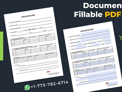 Fillable PDF Form, clickable PDF form & design PDF Form