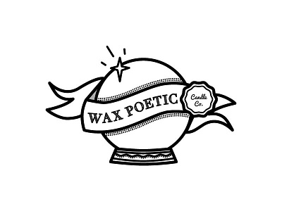 Waxpoetic candle crystal ball wax
