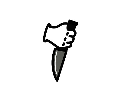 Horrorsauce horror knife logo