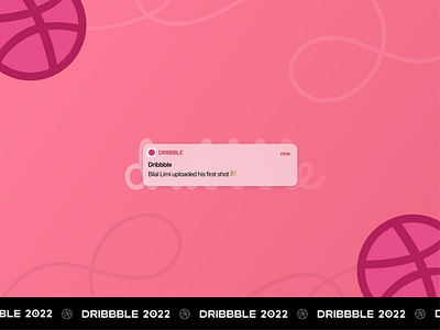 Hello Dribble, this is my first shot! debut design first shot hello hello dribbble notifications product design ui ux welcome welcome shot
