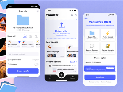 File Transfer App | UI Challenge #14