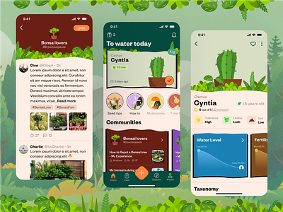 Plant Care Mobile App | UI Challenge #17