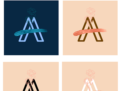 A letter logo design (with mockup) aletterlogo branding graphic design icon letters logo