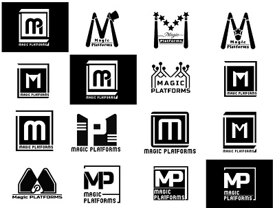 Magic Platforms Logo branding business card design graphic design logo typography ui ux vector